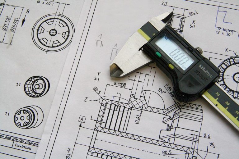 Over ons Illustratie over technisch tekenen verbinden aan een beroep met voorbeelden van engineering en ontwerp toepassingen